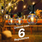 Pack Guirnalda Guia De 25 Luces Vintage + 6 Repuestos Oferta - Imagen 3