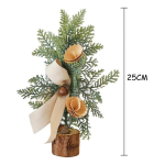 Adorno Decoracion Navidad Arbol Navideño De Escritorio 10 Cm - Imagen 2