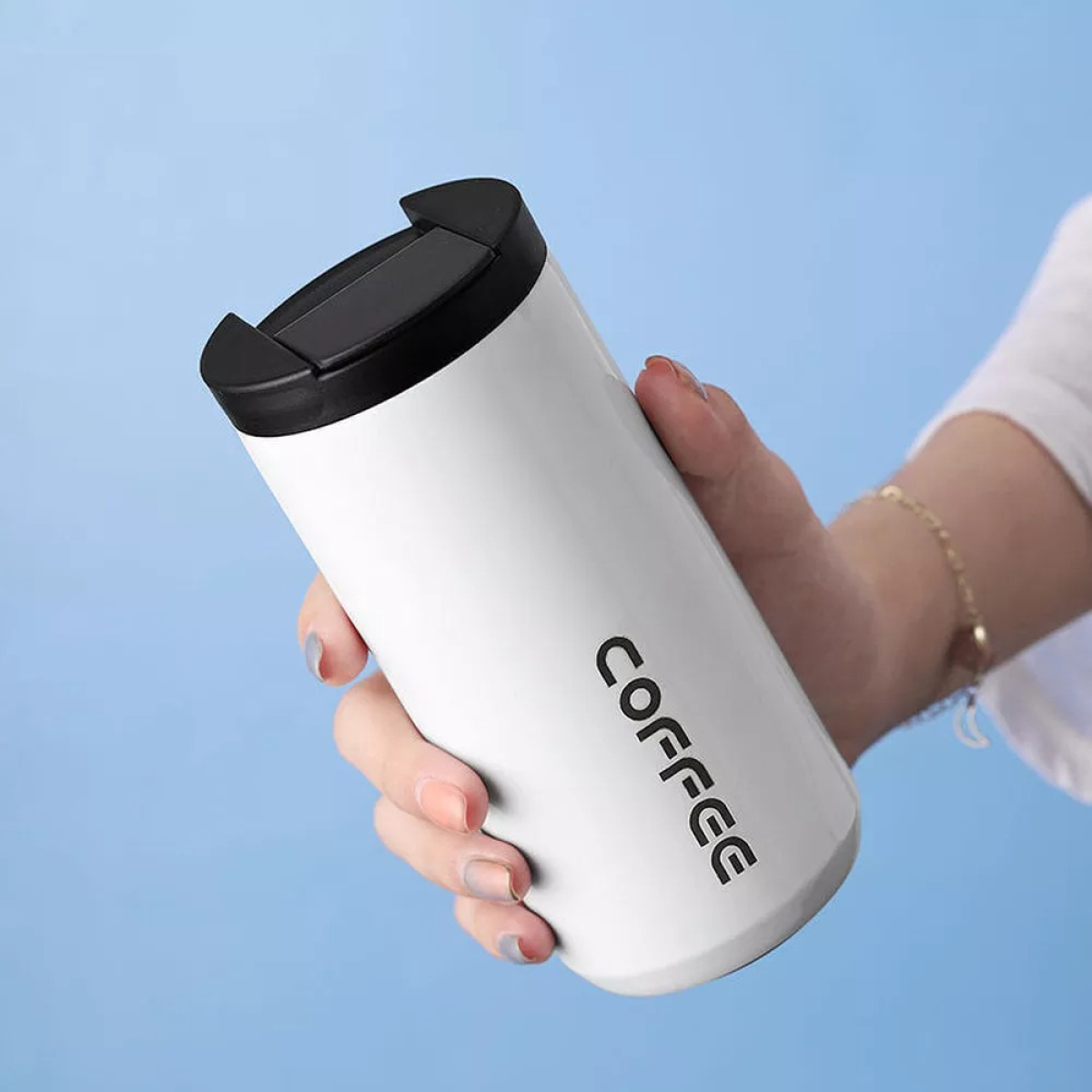 Termo Taza Vaso Termico Aislante Acero Inoxidable 400 Ml - Imagen 5