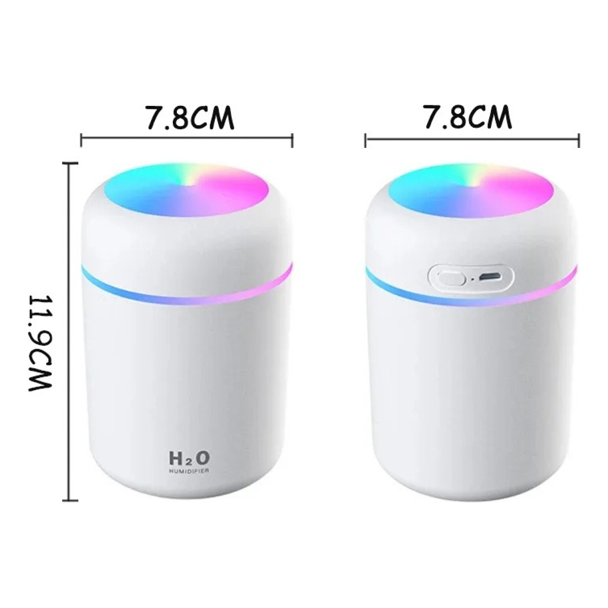 Humidificador Aromatizador Purificadorled Apagado Automatico - Imagen 5