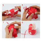 Pack X 10 Caja De Regalo Con Forma De Bola De Navidad - Imagen 15