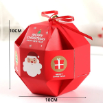 Pack X 10 Caja De Regalo Con Forma De Bola De Navidad - Imagen 4