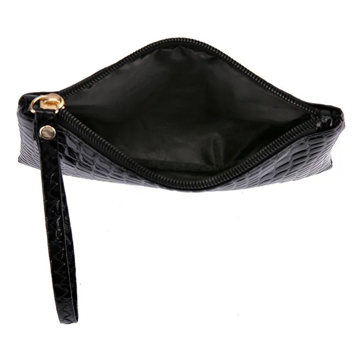 Neceser Mini Monedero Bolso De Mano Cocodrilo - Imagen 3