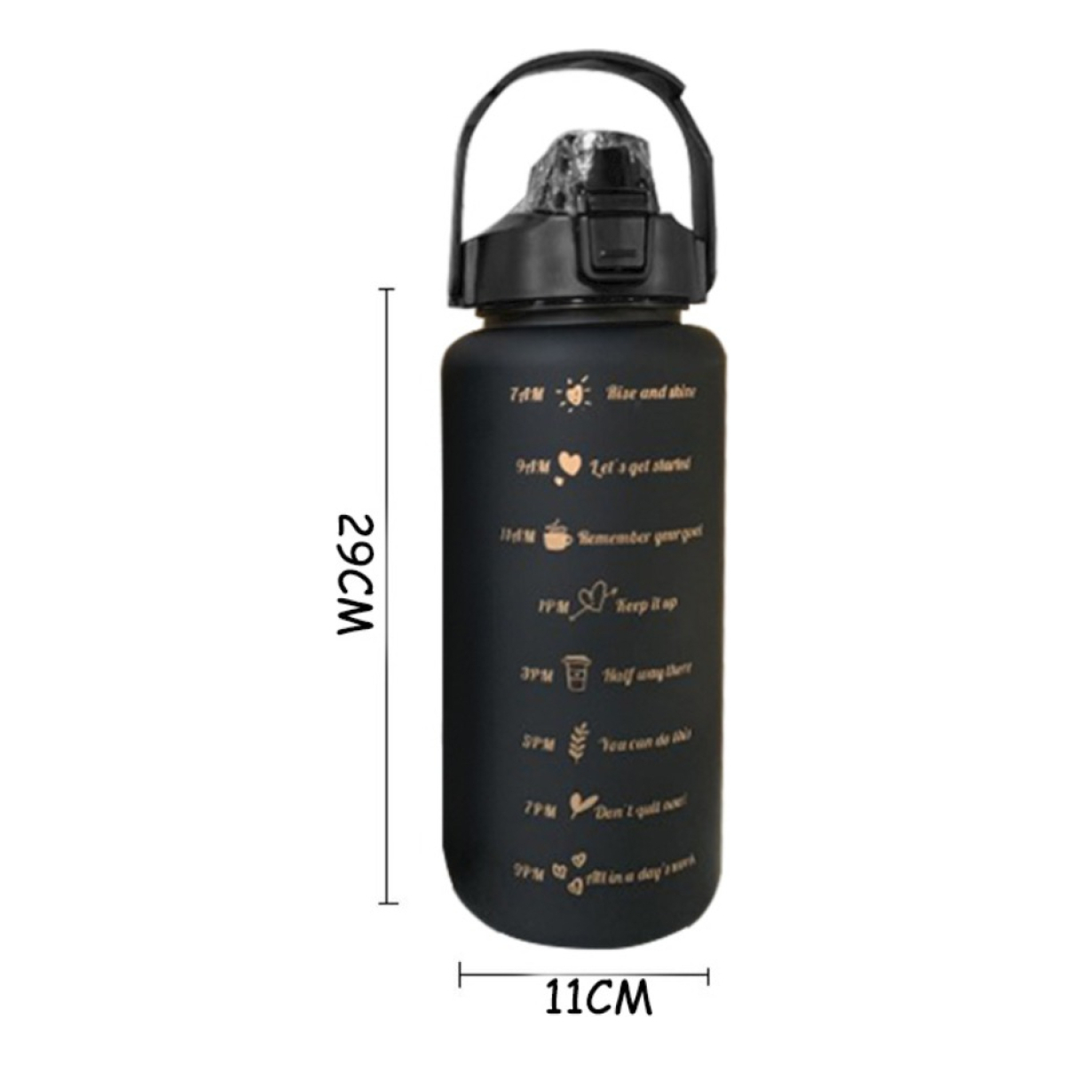 Pack x 3 Botella De Agua Motivacional Deportiva con frases - Imagen 10