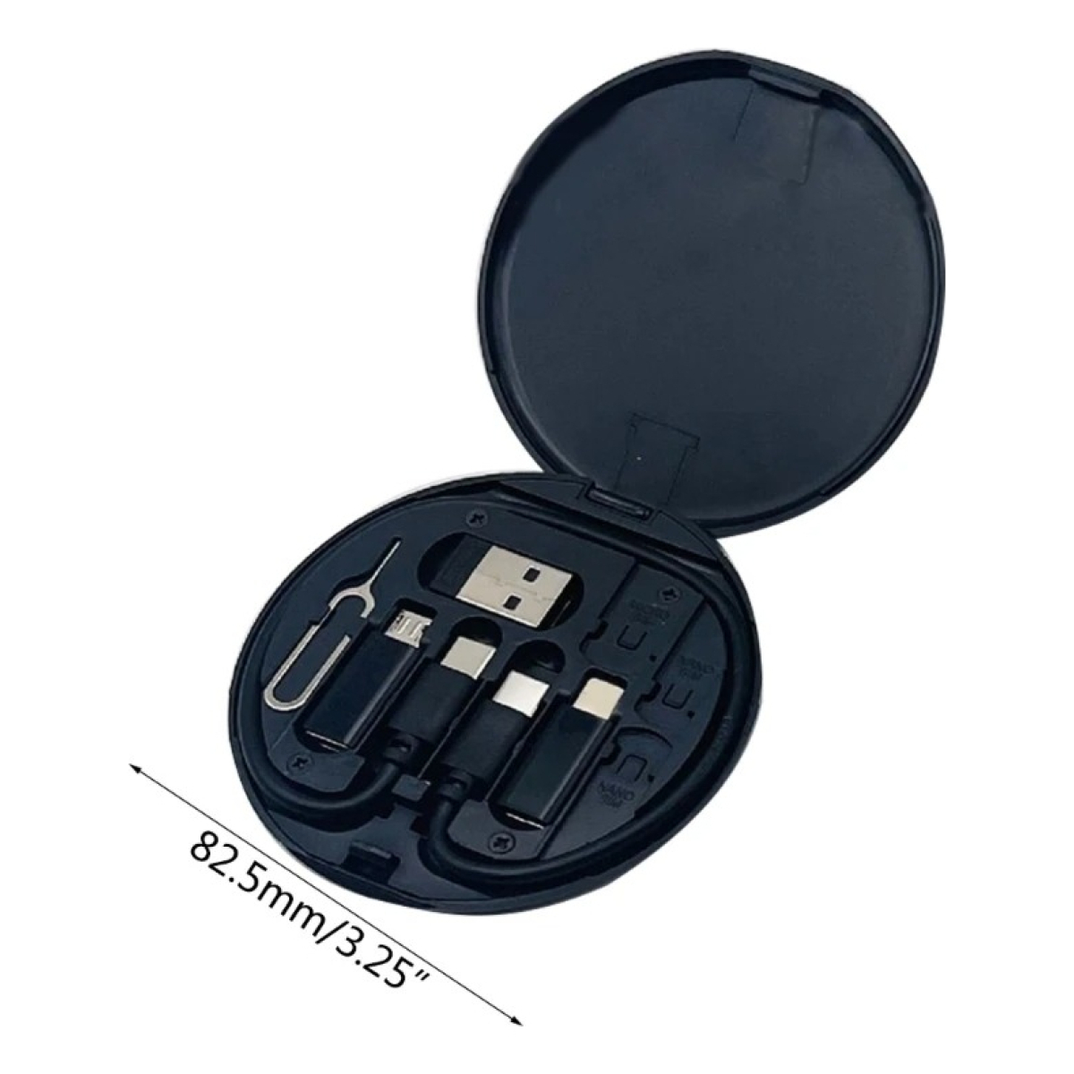 Kit De Cables Multifuncion 6 En 1 Con Cable Usb Para Viajes - Imagen 3