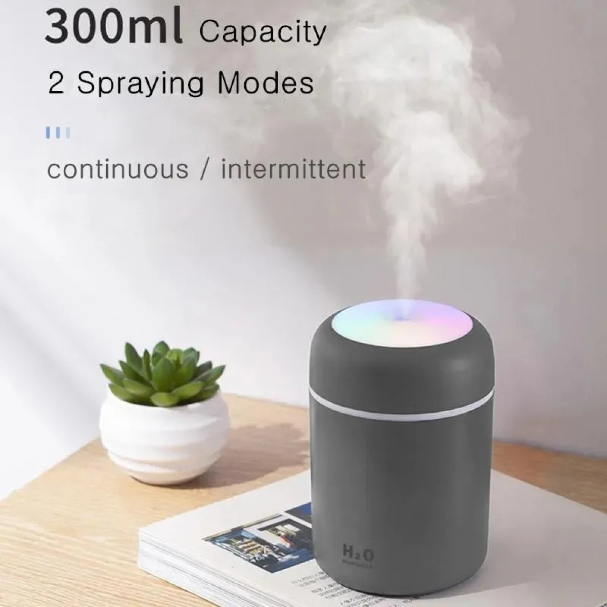 Humidificador Aromatizador Purificadorled Apagado Automatico - Imagen 8