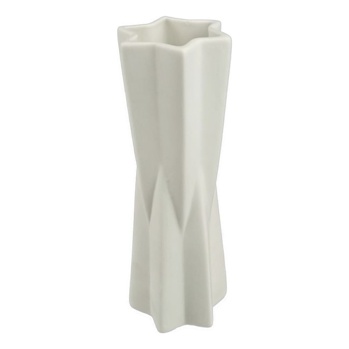 Florero Centro De Mesa Ceramica Mate - Estrella 21cm - Imagen 1