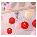 Guias Luces Cotton Ball Con Forma Esfera Led 3 Metros Guia - Imagen 8