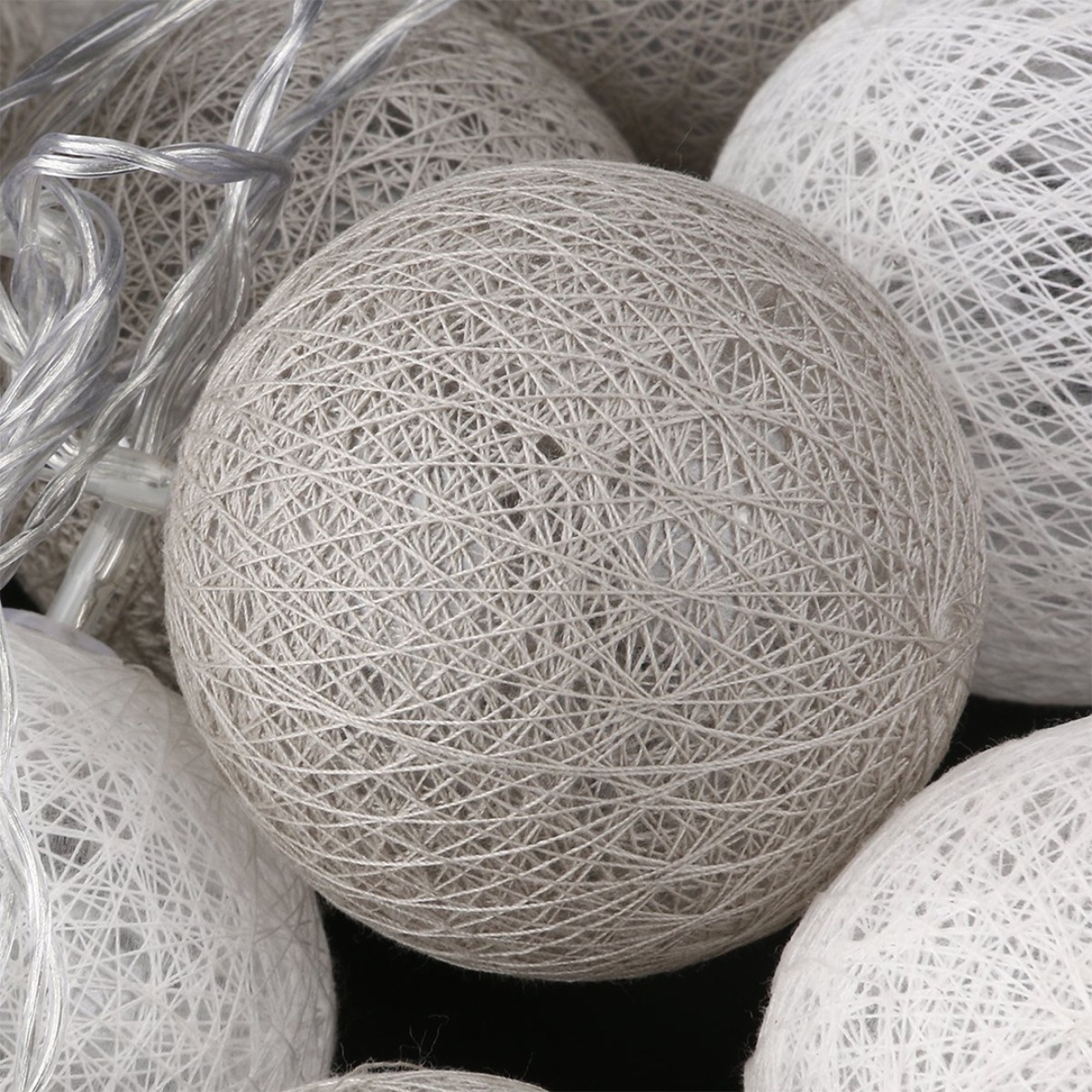 Guias Luces Cotton Ball Con Forma Esfera Led 3 Metros Guia - Imagen 39