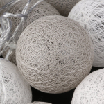 Guias Luces Cotton Ball Con Forma Esfera Led 3 Metros Guia - Imagen 39
