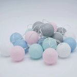 Guias Luces Cotton Ball Con Forma Esfera Led 3 Metros Guia - Imagen 16