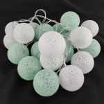 Guias Luces Cotton Ball Con Forma Esfera Led 3 Metros Guia - Imagen 6