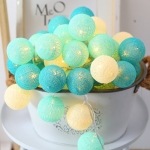 Guias Luces Cotton Ball Con Forma Esfera Led 3 Metros Guia - Imagen 22