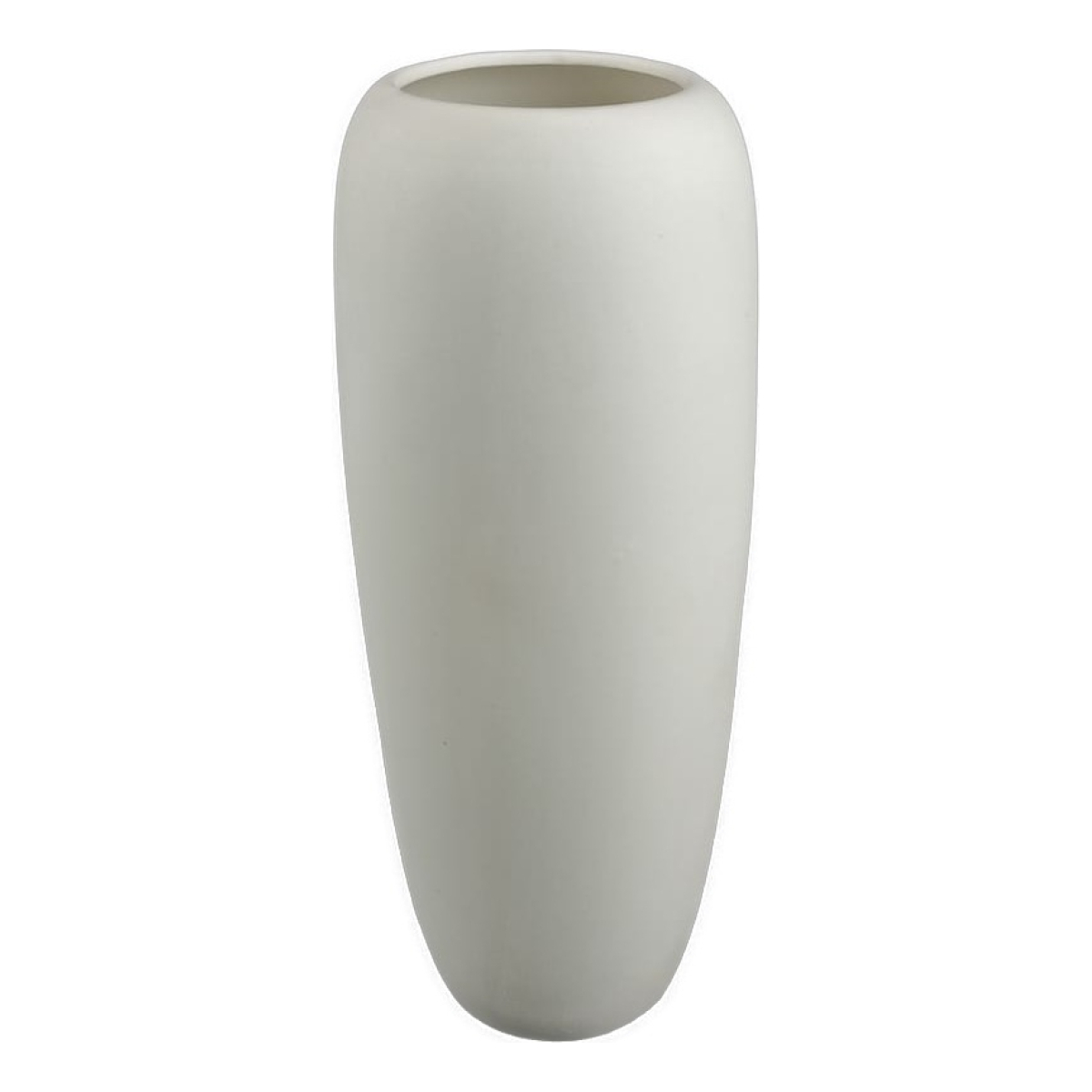 Florero Centro De Mesa Ceramica Mate - Oval Grande 24cm - Imagen 1