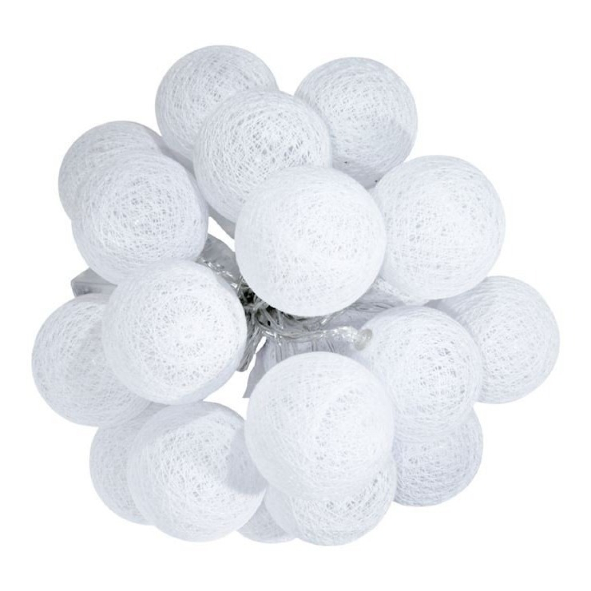 Guias Luces Cotton Ball Con Forma Esfera Led 3 Metros Guia - Imagen 11