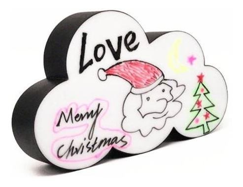 D_704280-MLU40243780942_122019-F.jpg Cartel Luminoso Led Nube Cumpleaños Eventos Decoración Luces - Imagen 1