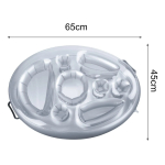 Hielera Conservadora Flotante Para Piscina Ovalada - Imagen 3