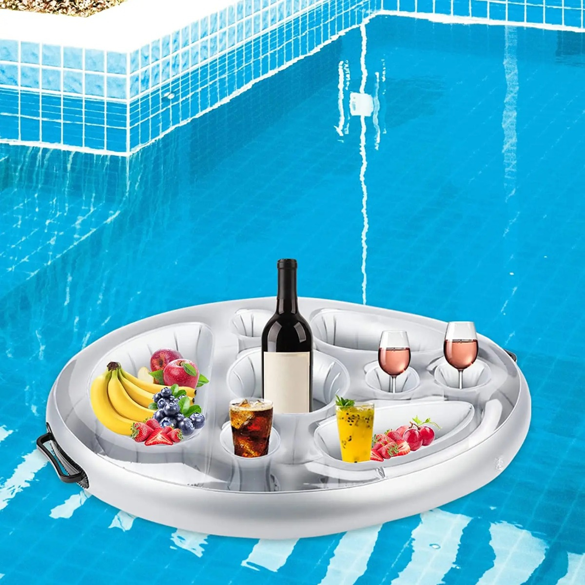 Hielera Conservadora Flotante Para Piscina Ovalada - Imagen 2