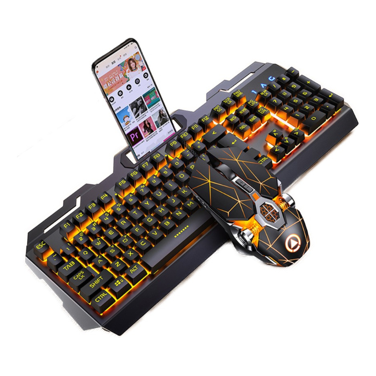Kit Gamer Teclado + Mouse Retroiluminado Rgb Usb De Calidad - Imagen 1