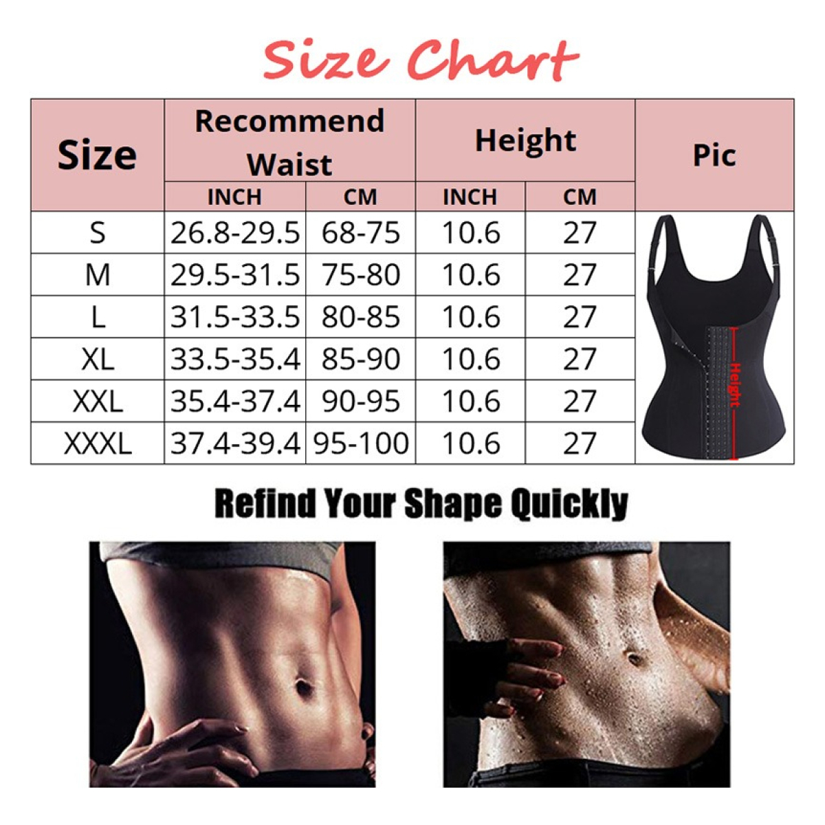 Faja Reductora Moldeadora Corset Ajustable 3 Lineas D Gancho - Imagen 7