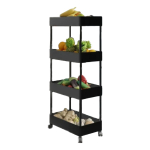 Carrito Organizador 4 Niveles Con Ruedas Cocina Baño - Imagen 7