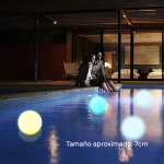 Luz Lampara Led Bola Redonda Colores Con Boton Iluminaras - Imagen 6