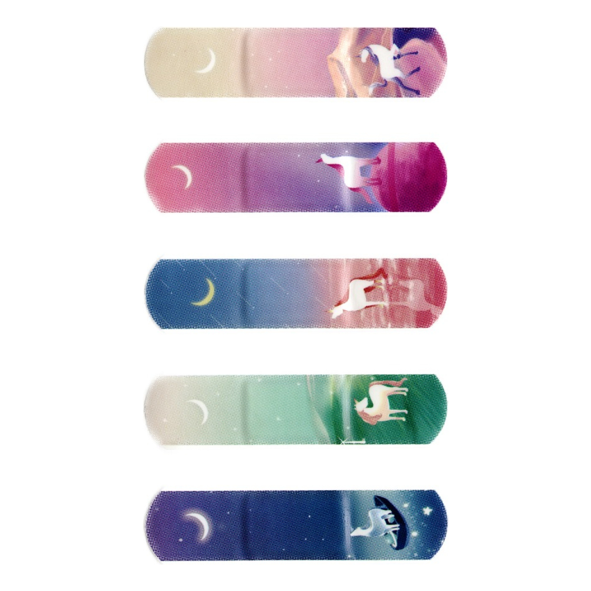 Pack X 20 Curitas Infantiles Diseños Kawaii - Unicornio - Imagen 1