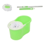 Mopa Giratoria 360º Balde Plástico Trapeador - Imagen 3