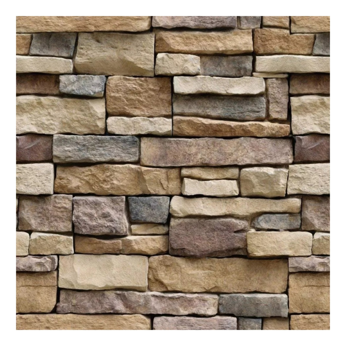 Papel Adhesivo Tapiz Pared Piedra 3d Decoración Rollo 10 Mts - Imagen 1