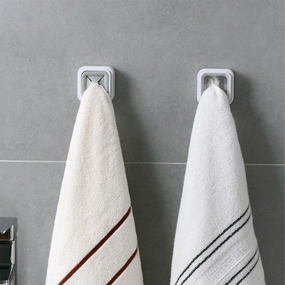Gancho Para Toallas De Baño Colgador Succión Toalla Pared - Imagen 9