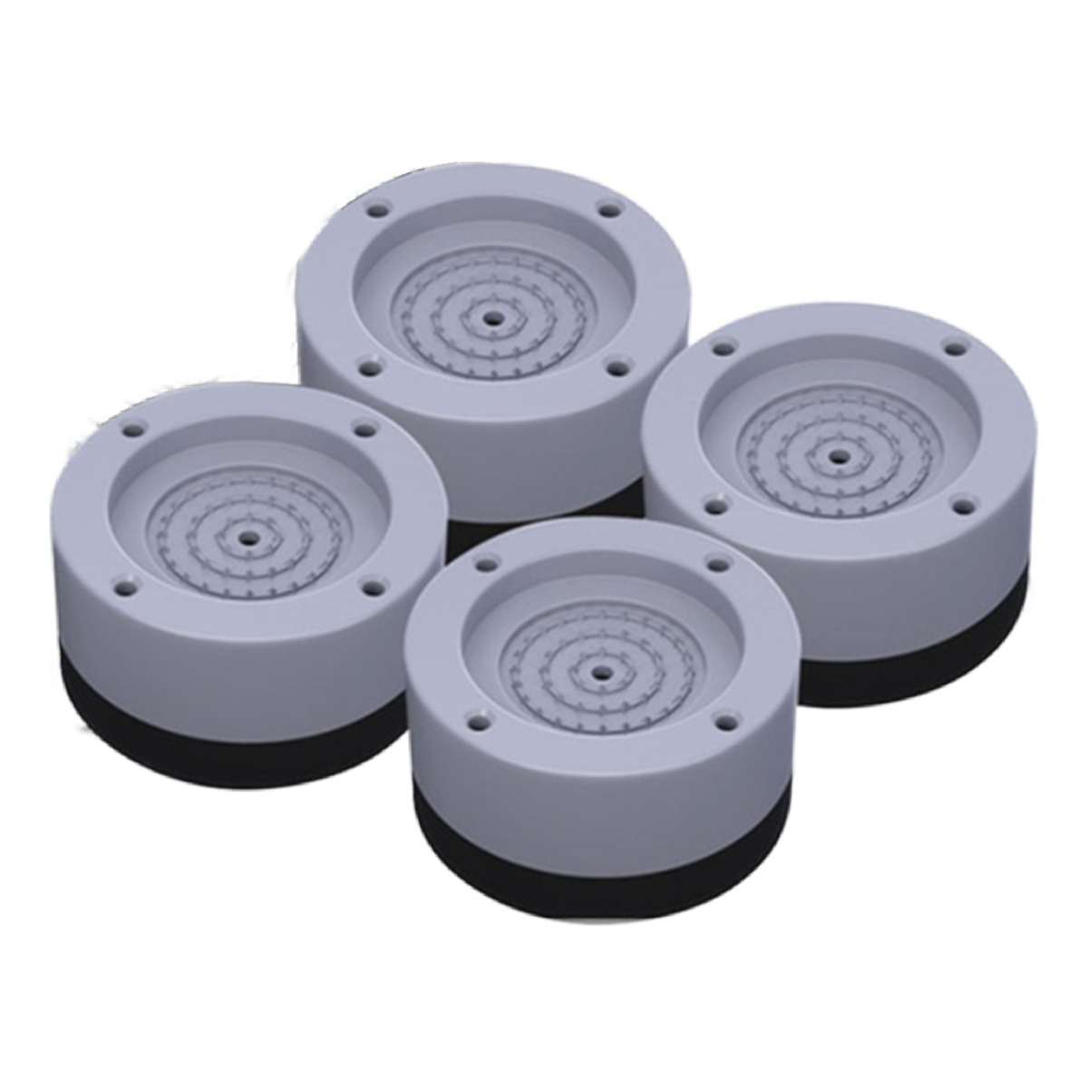 Soporte Base Lavarropa Heladera Mueble Antideslizante X4 - Imagen 1