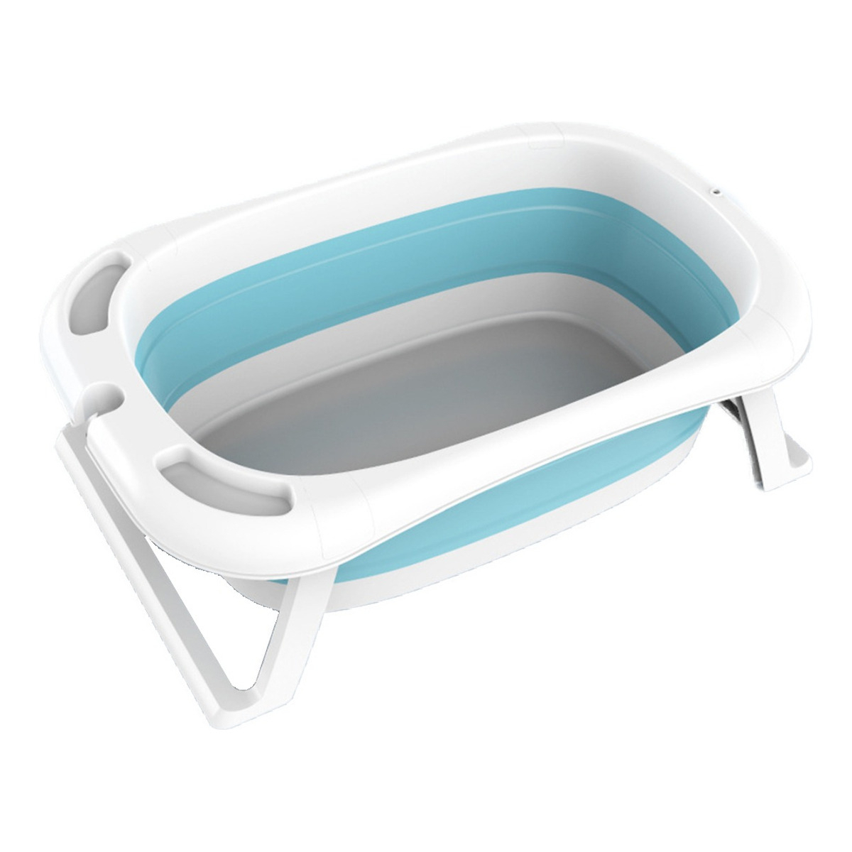 Bañito Bebé Plegable Oval Alta Calidad Baño Bebe - Imagen 6