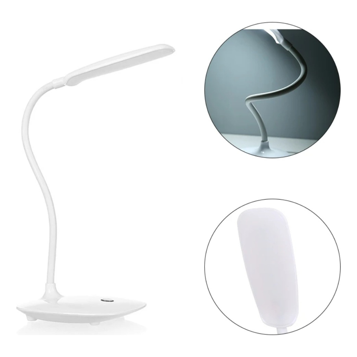 Lámpara Led De Mesa Cuello Flexible - Imagen 7