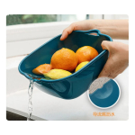 Set X4 Colador Pasta Alimentos Vegetales Con Recipiente - Imagen 9