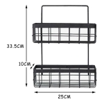 Organizador Soporte Estante Colgante Almacenar Baño Cocina - Imagen 3