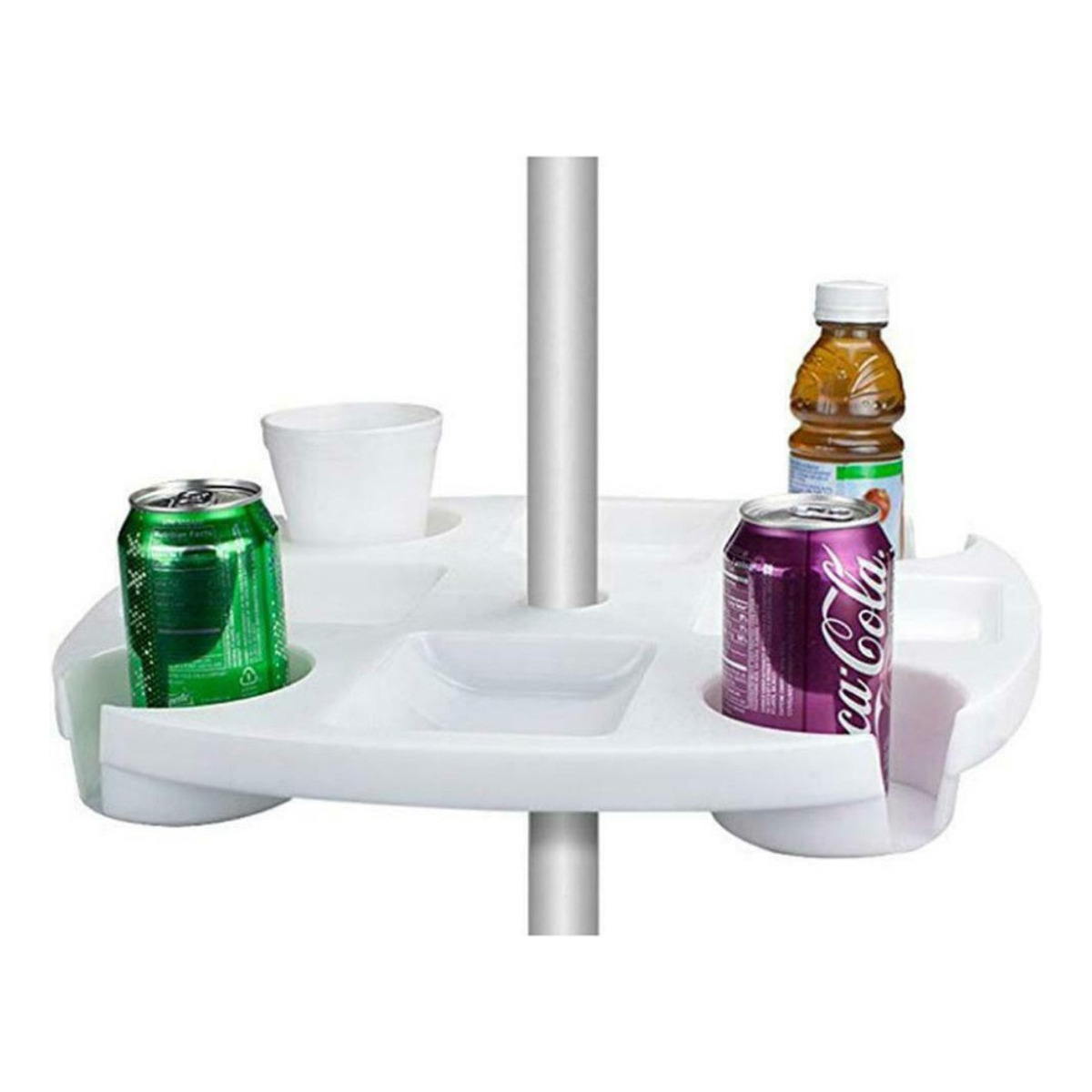 Soporte Posa Vaso Bandeja Mesa Para Sombrilla Playa Cómoda - Imagen 2