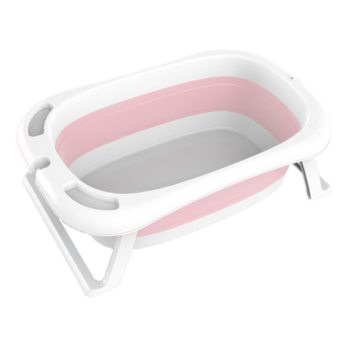 Bañito Bebé Plegable Oval Alta Calidad Baño Bebe - Imagen 1