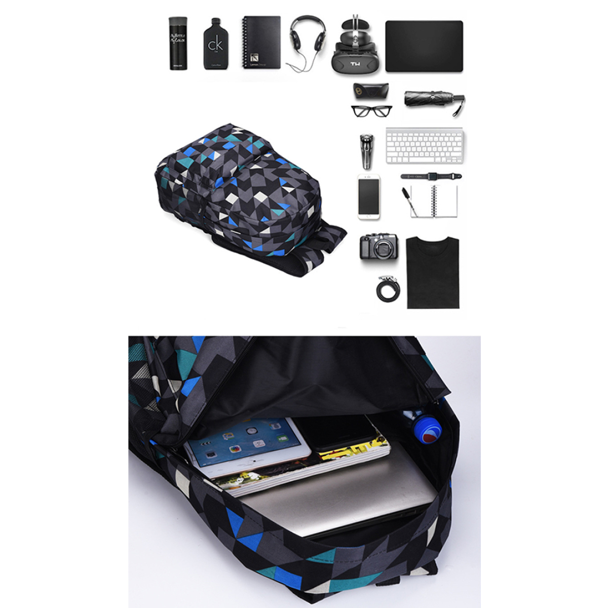 Mochila escolar liceal varios diseños juego - Imagen 5