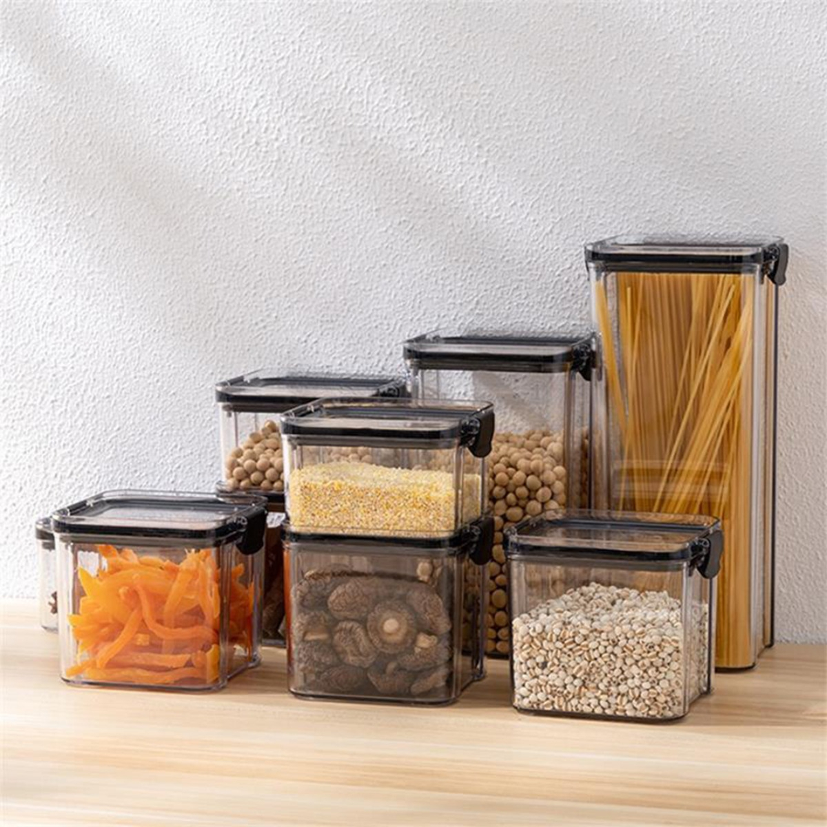 Recipiente Organizador Apilable Con Tapa Hermética - 460 Ml - Imagen 2