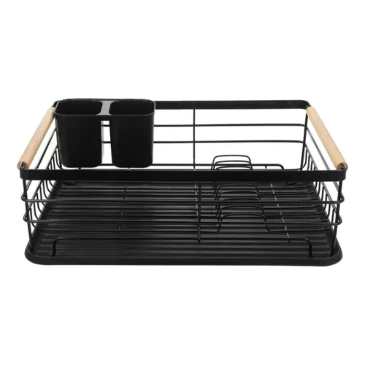 Escurridor Escurre Platos Asas De Madera Acero Inox - Imagen 4