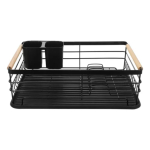 Escurridor Escurre Platos Asas De Madera Acero Inox - Imagen 4