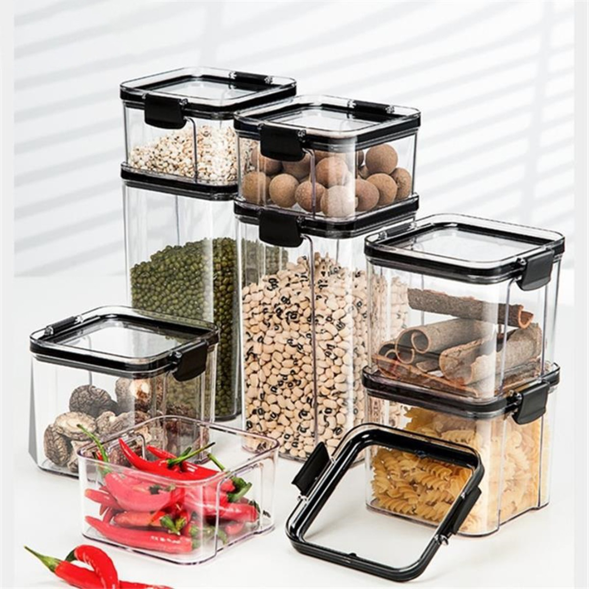 Recipiente Organizador Apilable Con Tapa Hermética - 700 Ml - Imagen 4