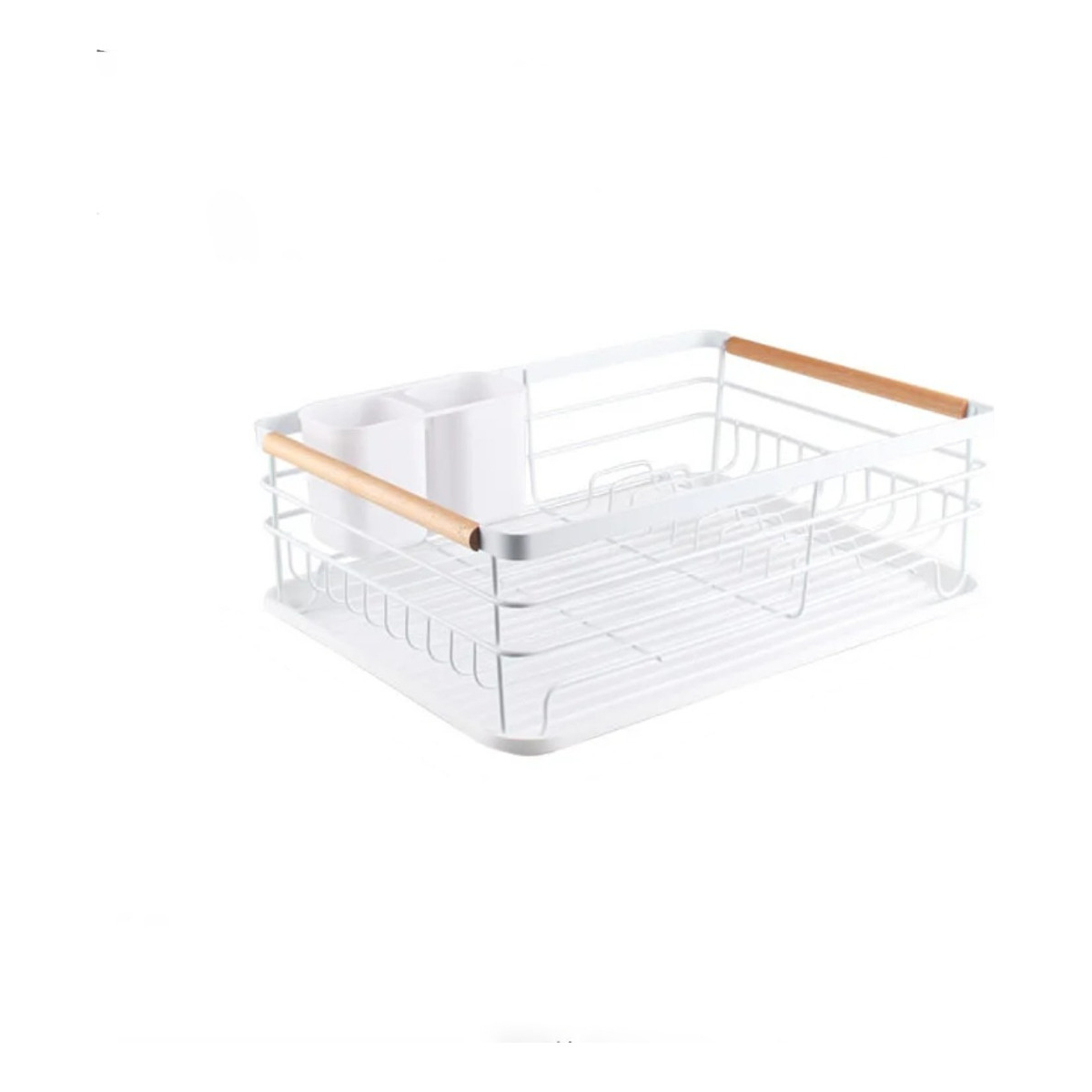 Escurridor Escurre Platos Asas De Madera Acero Inox - Imagen 10