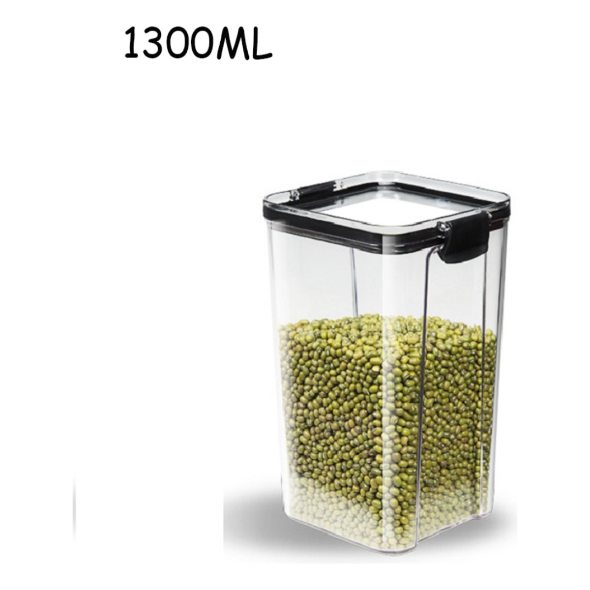 Recipiente Organizador Apilable Con Tapa Hermética - 1300 Ml - Imagen 10
