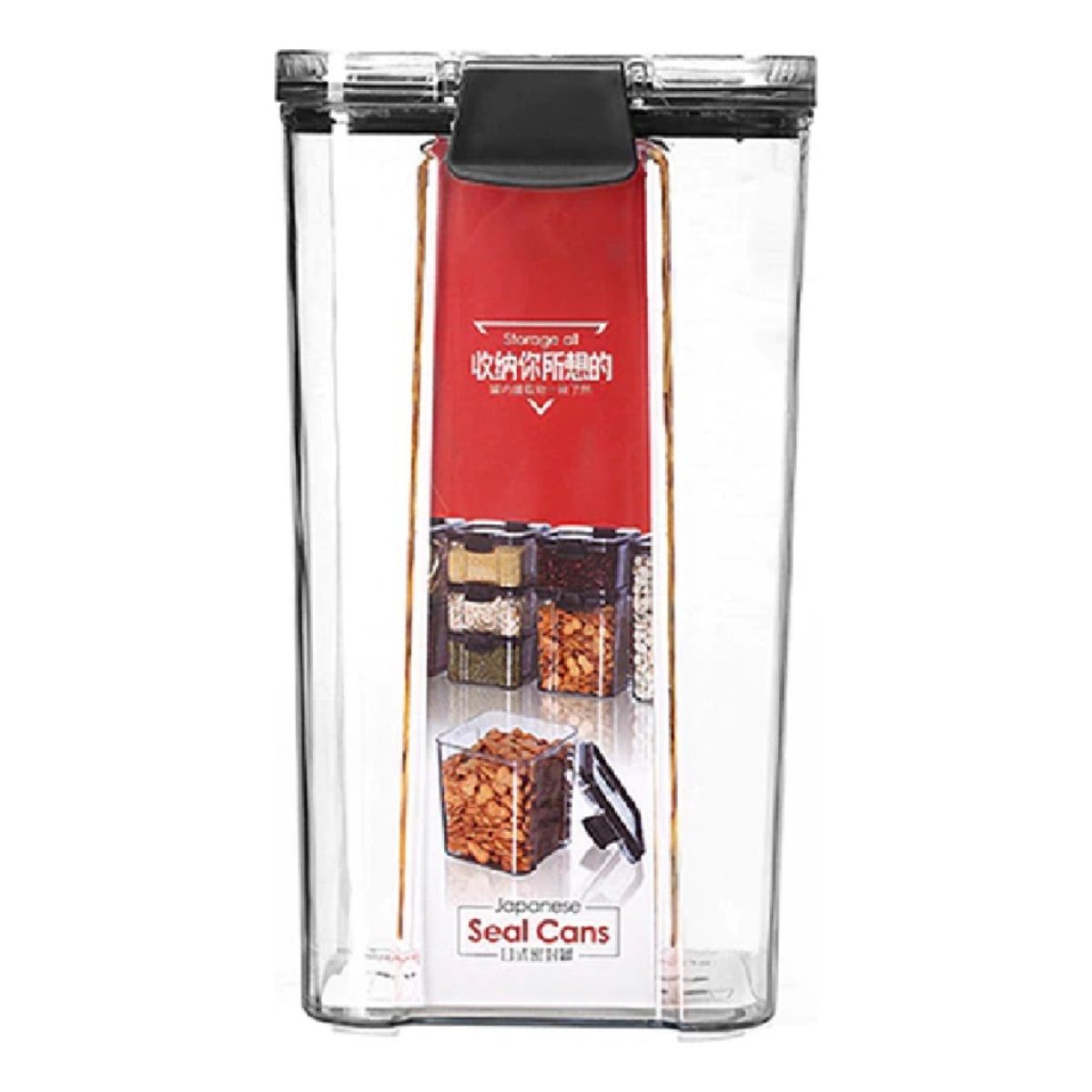 Recipiente Organizador Apilable Con Tapa Hermética - 1300 Ml - Imagen 8