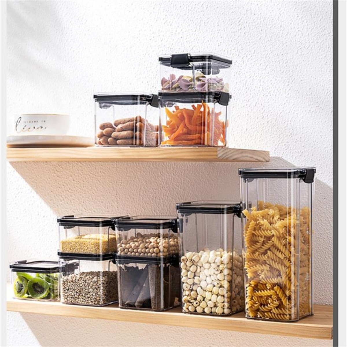 Recipiente Organizador Apilable Con Tapa Hermética - 700 Ml - Imagen 6