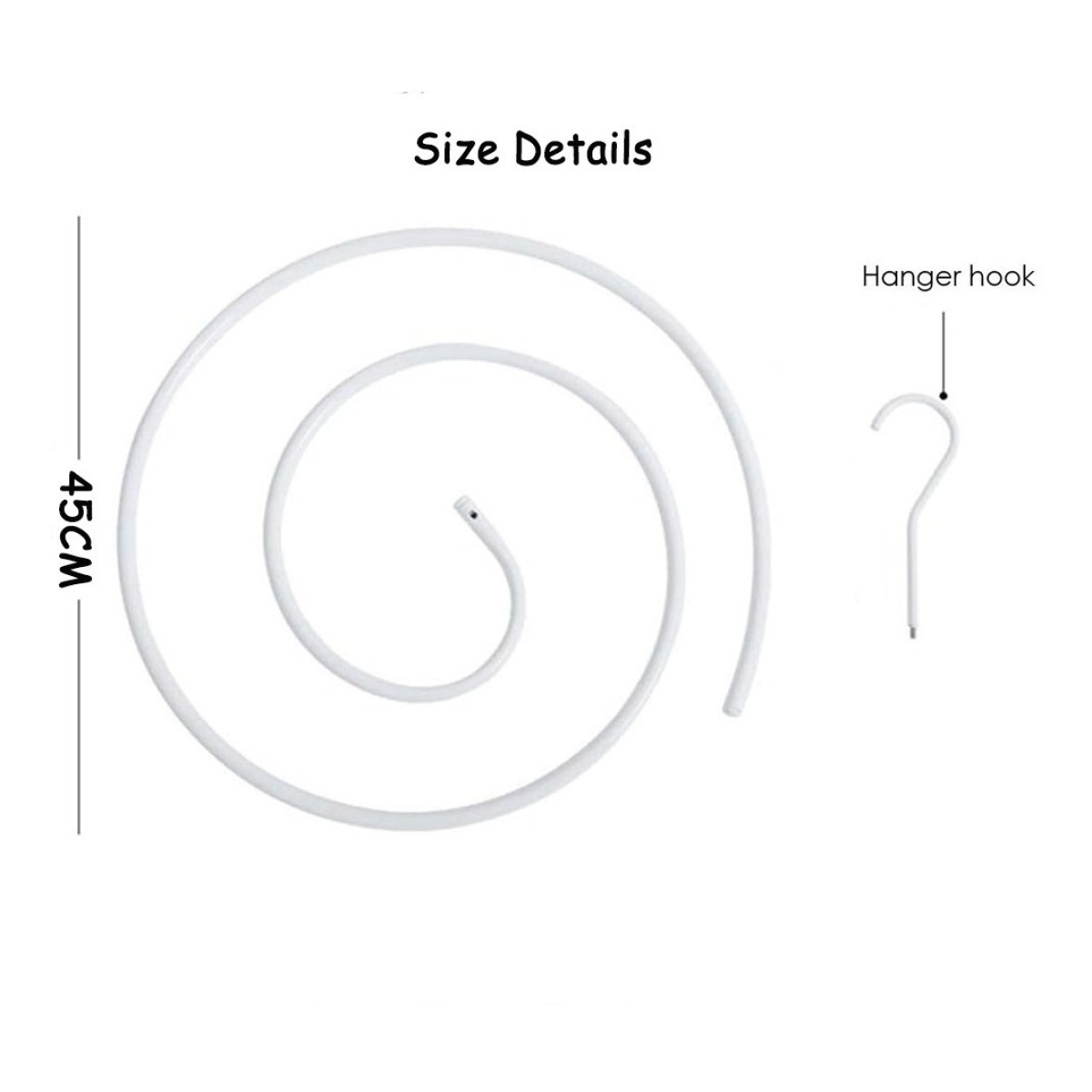 Percha Tendedero Espiral Ahorra Espacio Sábanas - Imagen 2
