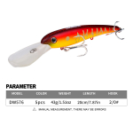 Señuelo Minnow Pesca 20cm 43gr Grande - Imagen 11