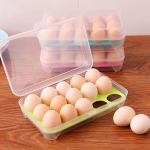 Huevera Organizador Plástico Para Huevos C/ Tapa 15 Unidades - Imagen 23