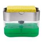 Soporte + Esponja Lava Platos Dispensador Detergente Jabón - Imagen 21